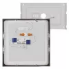 EMOS LED svítidlo NEXXO broušený nikl, 22,5 x 22,5 cm, 21 W, teplá/neutrální bílá ZM6243