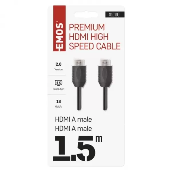 EMOS HDMI 2.0 A/M-A/M 1,5m