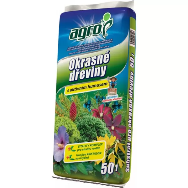 AGRO Substrát pro okrasné dřeviny 50 l