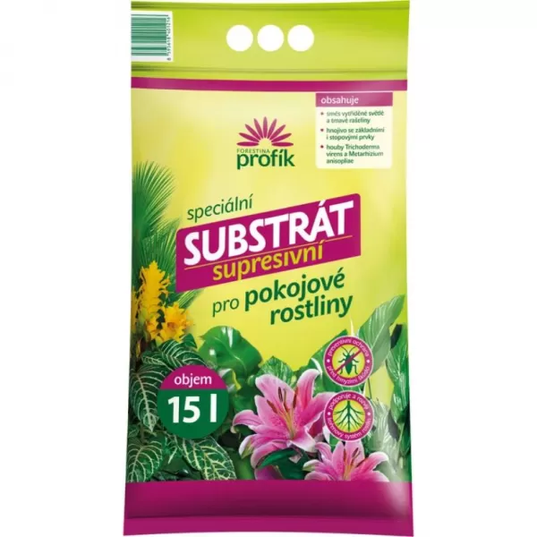 Substrát Forestina Profík - Supresivní pro pokojové rostliny 15 l