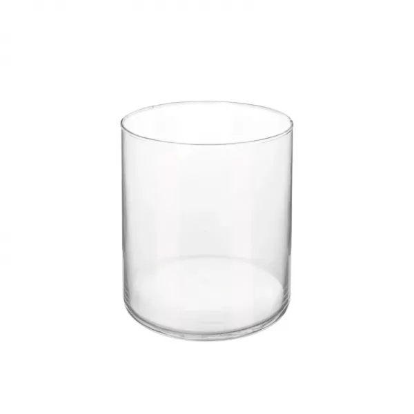 Váza sklo čirá pr. 13 cm, v. 14,5 cm