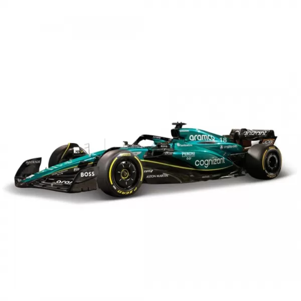 Bburago - RACE Formule F1, Team Aston Martin AMR23 (2023), #18 Lance Stroll, 1:43