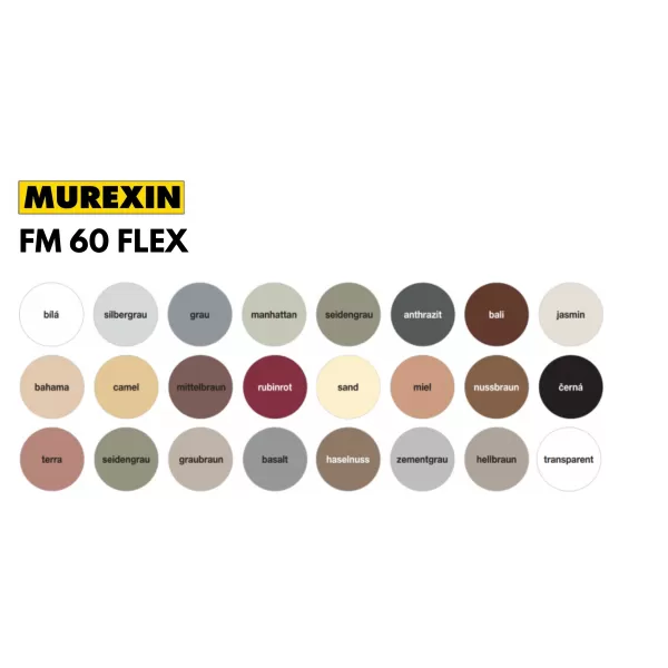 MUREXIN Spárovací hmota FM 60 FLEX HELLBRAUN 4 kg