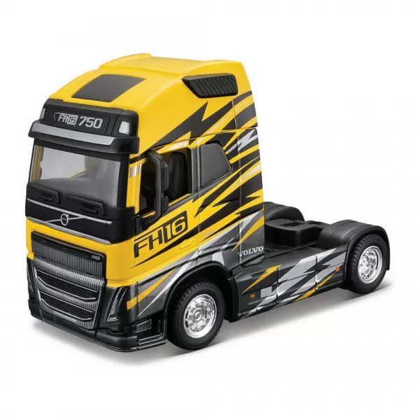 Bburago - Haulers custom cabs, Volvo FH16 Globetrotter 750 XXL, žlutá, 1:43