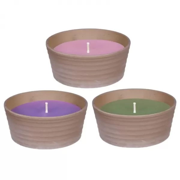 Svíčka SIRIUS proti hmyzu CITRONELLA d13x6h