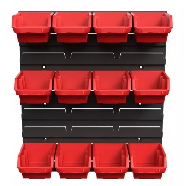 XT Nástěnný regál s boxy SET 1" 400x360x100mm