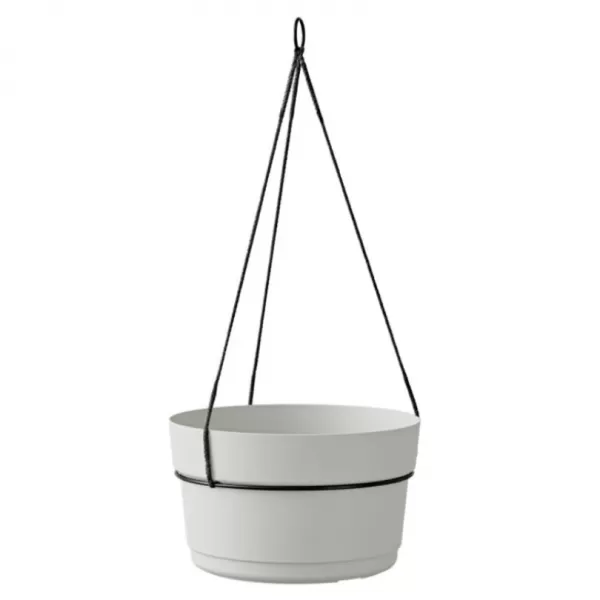 Mísa závěsná LOTUS 32cm samozavlažovací sv.šedá