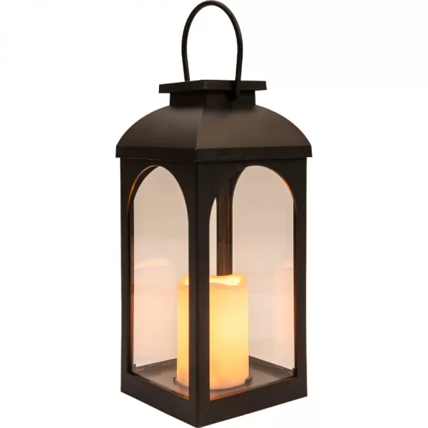 NIPEKO LED solár.lampa černá 27x11cm