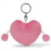 NICI Klíčenka Srdíčko Love růžové, 8 cm