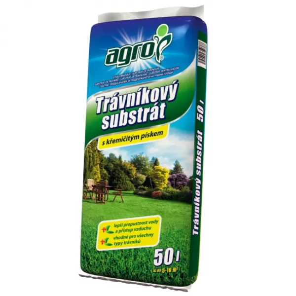 AGRO Substrát trávníkový 50 l