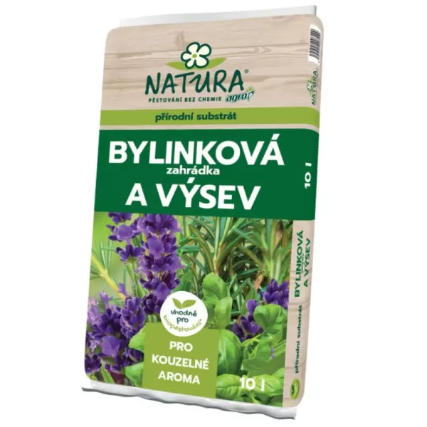 AGRO NATURA Substrát bylink. zahrádka a výsev 10L