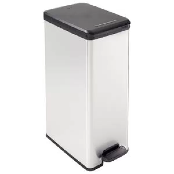 Odpadkový koš SLIM BIN 40l - stříbrný