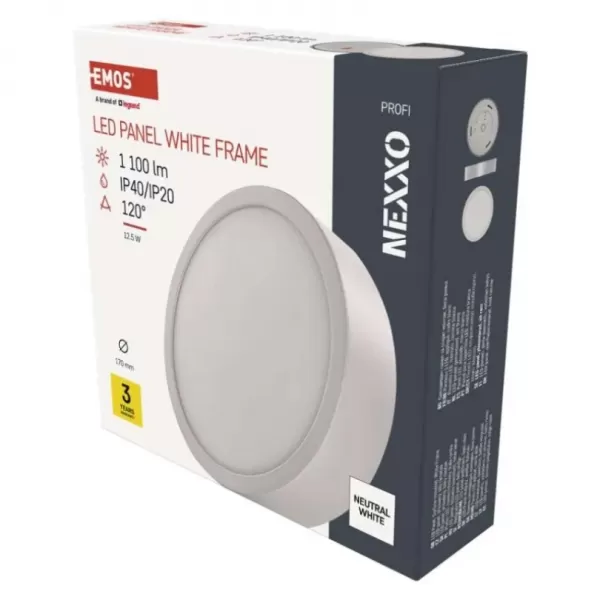 EMOS LED panel NEXXO př. kr. 12,5W (ZD5135)