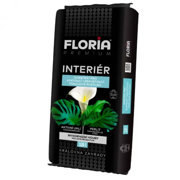 FLORIA Substrát pro interiér 18l BLACK 120ks/pal