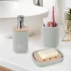 Sada koupelnová polyresin/gum. dřevo GREENISH 3 ks
