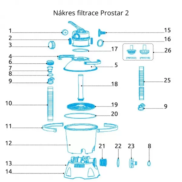 MARIMEX Trn hadicový pro filtraci ProStar 2 m3/h