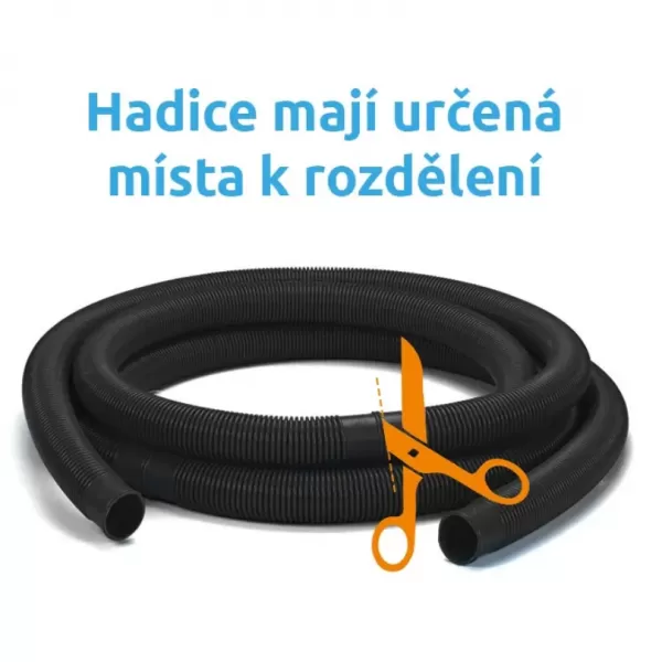 MARIMEX Hadice v metráži 5/4 díl 1m černá