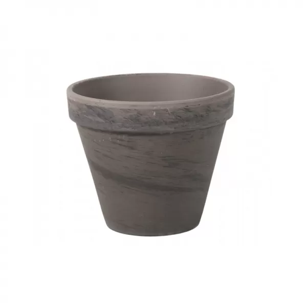 Květináč KLASIK d20/22x20h/basalt-čedičový melír/SP