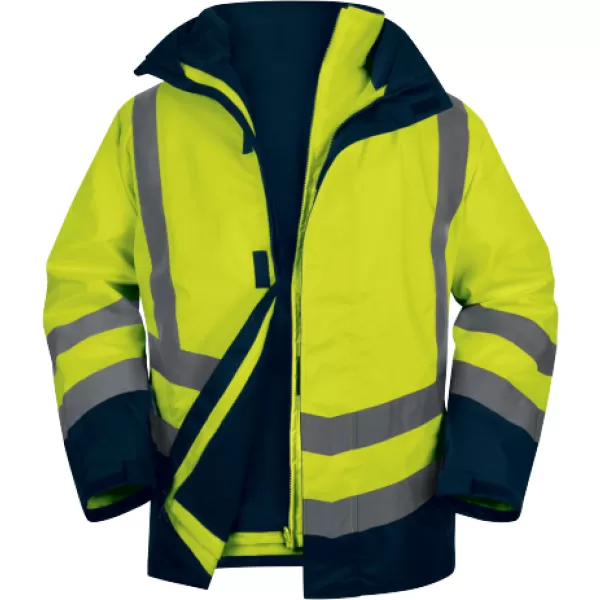 BUNDA zimní VR OPTIMUM3 5v1 vel.2XL žlutá-modrá