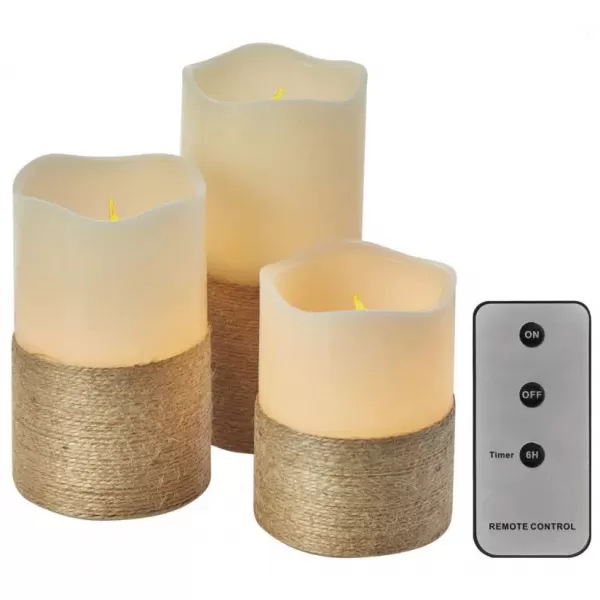 EMOS 3LED SET CAND FLICKER VNT RM DCCV06