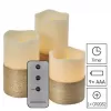 EMOS 3LED SET CAND FLICKER VNT RM DCCV06