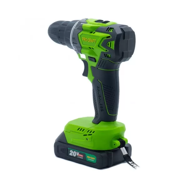 PROCRAFT Aku vrtací šroubovák + 1 baterie PA20BL 1B
