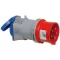 Adaptér 16A SEZ-CZ II 416-6 S/UIFF 400v/5p IP44
