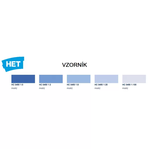 HETcolor 0450 - modrá 0,35kg