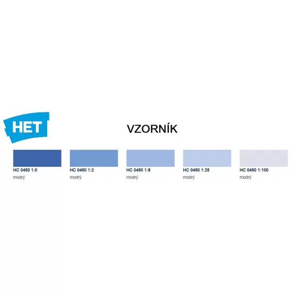 HETcolor 0450 - modrá 1 kg