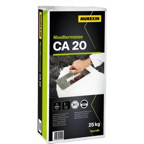 MUREXIN nivelační hmota na anhydrit CA 20 /25kg/ 42KS (2-15mm)(spotřeba1,5kg/m2/1mm vrstva)