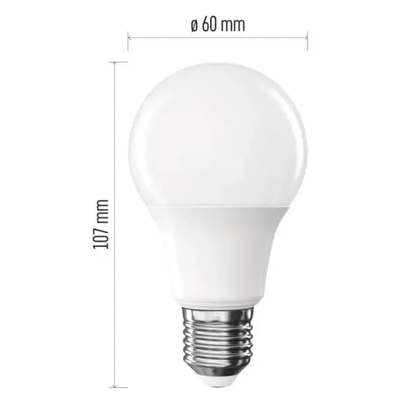 EMOS LED žárovka Classic A60 / E27 / 4 W (40 W) / 470 lm / teplá bílá