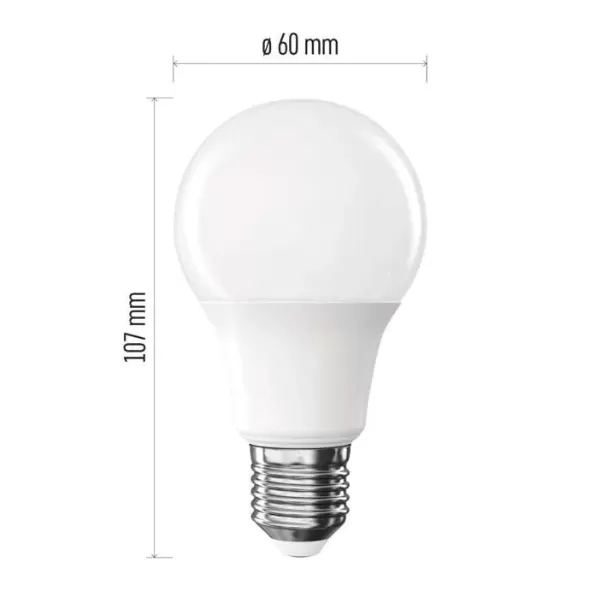 EMOS LED žárovka Classic A60 / E27 / 4 W (40 W) / 470 lm / neutrální bílá