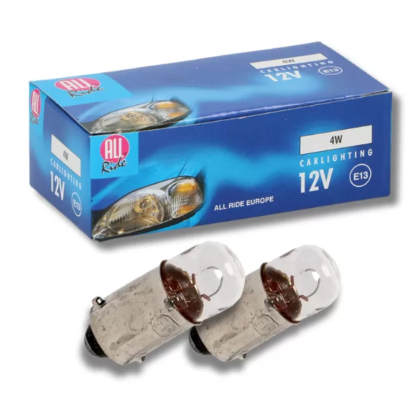 ALLRIDE Žárovka BA 9S 12V 4W
