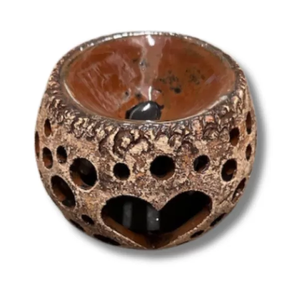 Keramika - Aromalampa srdce koule 2