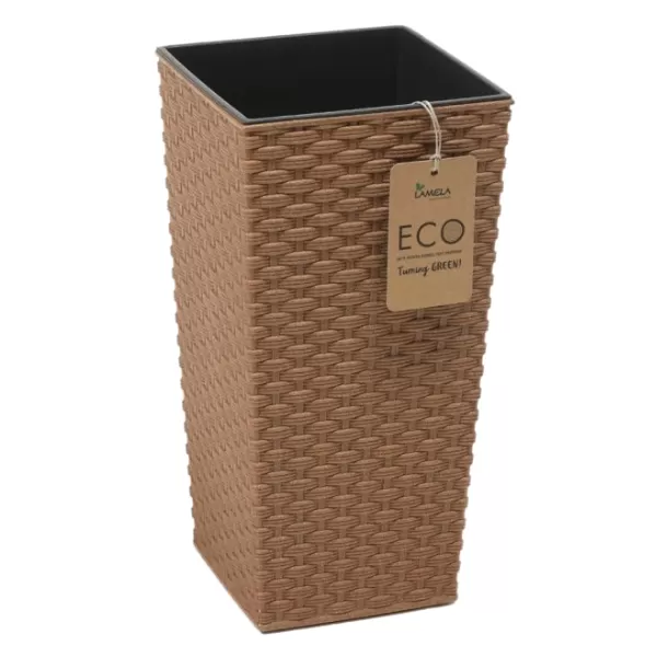 Obal FINEZIA ECO wood 250x250mm rattan natur