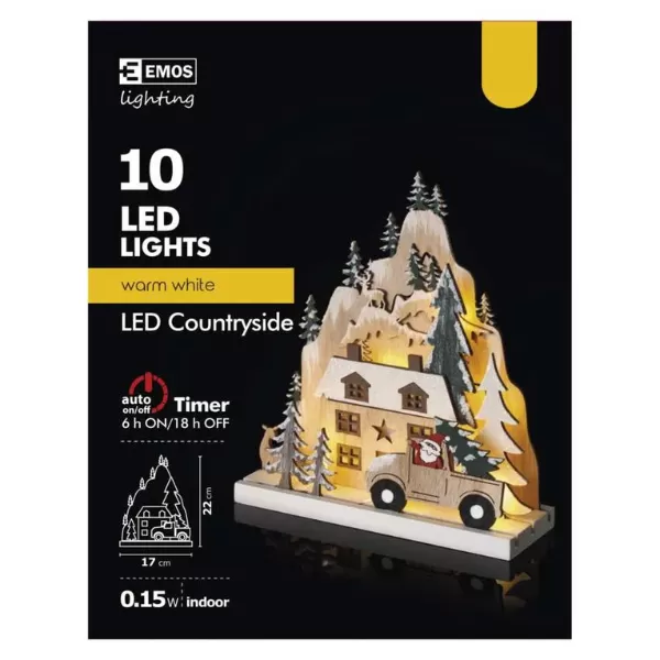 EMOS 10LED MOUNTAIN 2AA T WW ZY2330