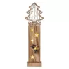EMOS DCTW03 5LED XMAS WOOD TREE 2AA T WW-dekorace strom dřevěný