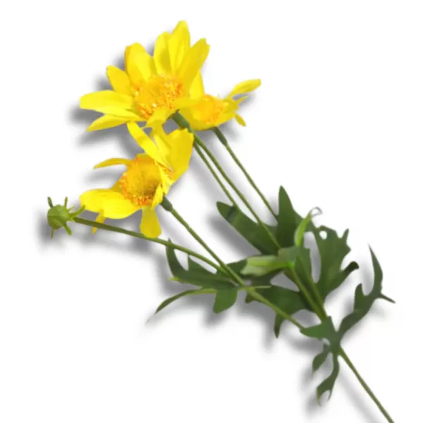 Dekorace - Kytice kopretin 49cm