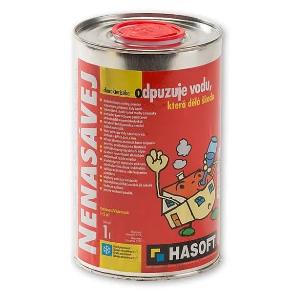 HASOFT Nenasávej-hydrofobizační nátěr 1l
