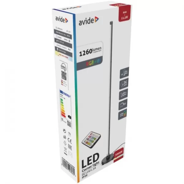 NIPEKO Stoj.CORNER rohová RGB 3000K 1