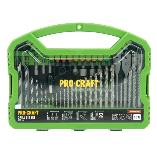 PROCRAFT Sada vrtáků a bitů, S2 DBS-101