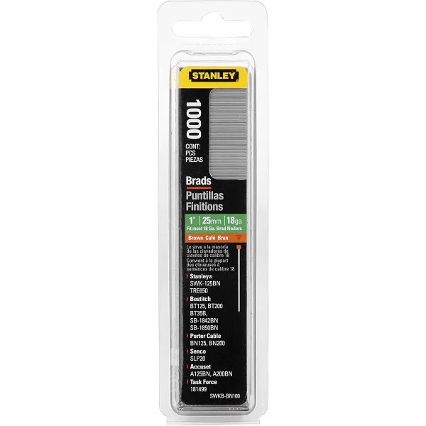 STANLEY hřebíčky do spon. 15mm 1-SWK-BN0625T