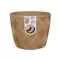 Obal na květník FLOW PETIT ECO WOOD plastový sv.hnědýd15x12cm