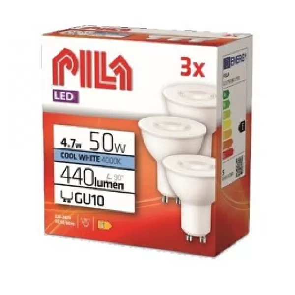 PILA LED žárovka 50W GU10 840 36D ND 3CT/6 (3ks bal.)