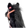 Hobby horse Baron, černý kůň na tyči se zvuky