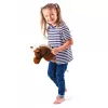 Hobby horse Scarlet, světle hnědý kůň na tyči