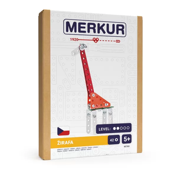 Merkur - Mini ZOO - žirafa 42dílků