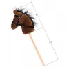 Hobby horse Bonnie, tmavě hnědý kůň na tyči
