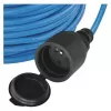 EMOS Počasí odolný prodlužovací kabel 10m/1 zásuvka/modrý/silikon/230V/1,5mm2 (P01410W)