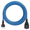 EMOS Počasí odolný prodlužovací kabel 10m/1 zásuvka/modrý/silikon/230V/1,5mm2 (P01410W)